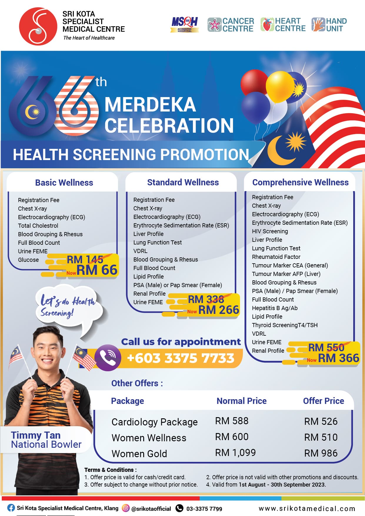 66th Merdeka Health Screening Promotion 2023